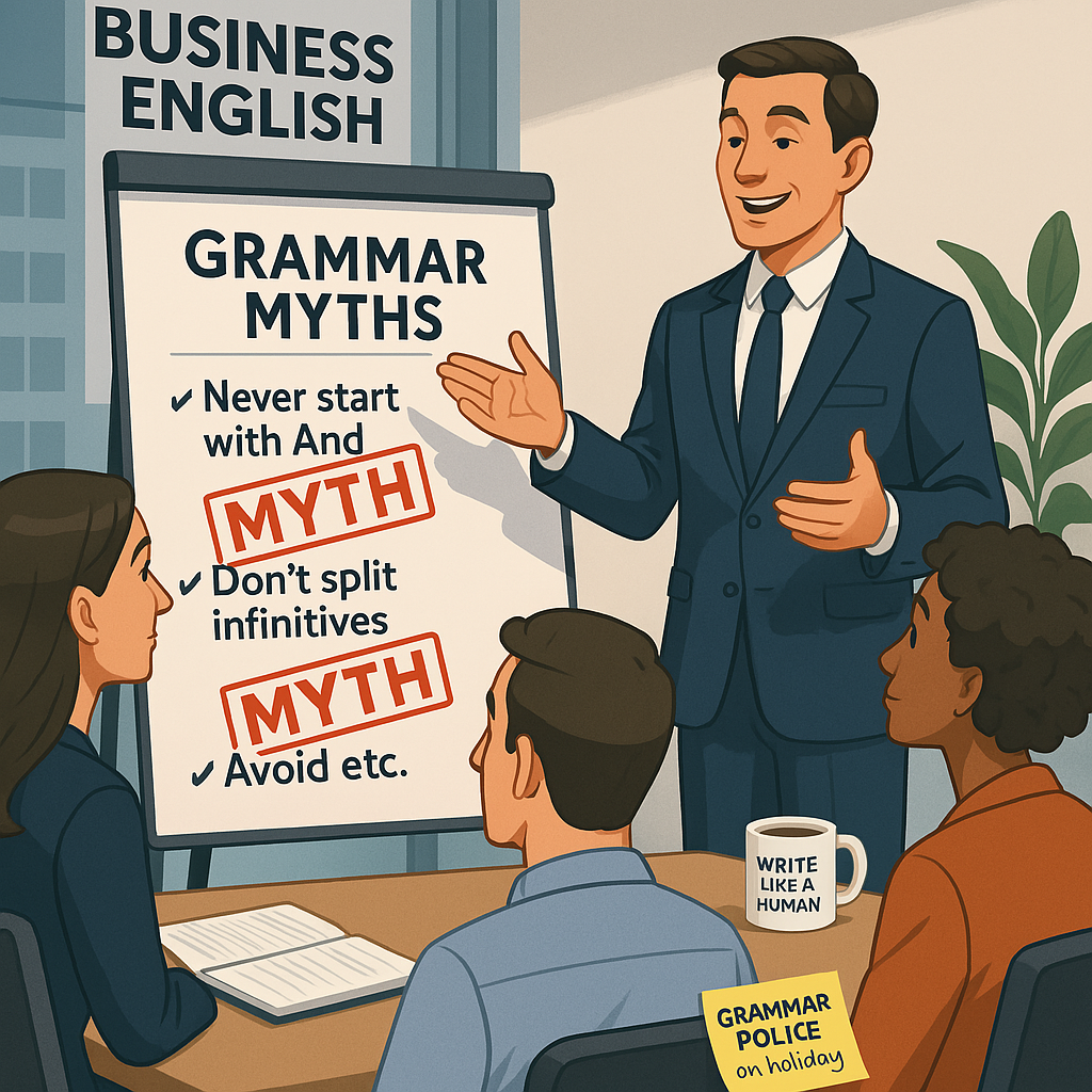 Grammar Myths That Hold Back Your Business English (Part 1)