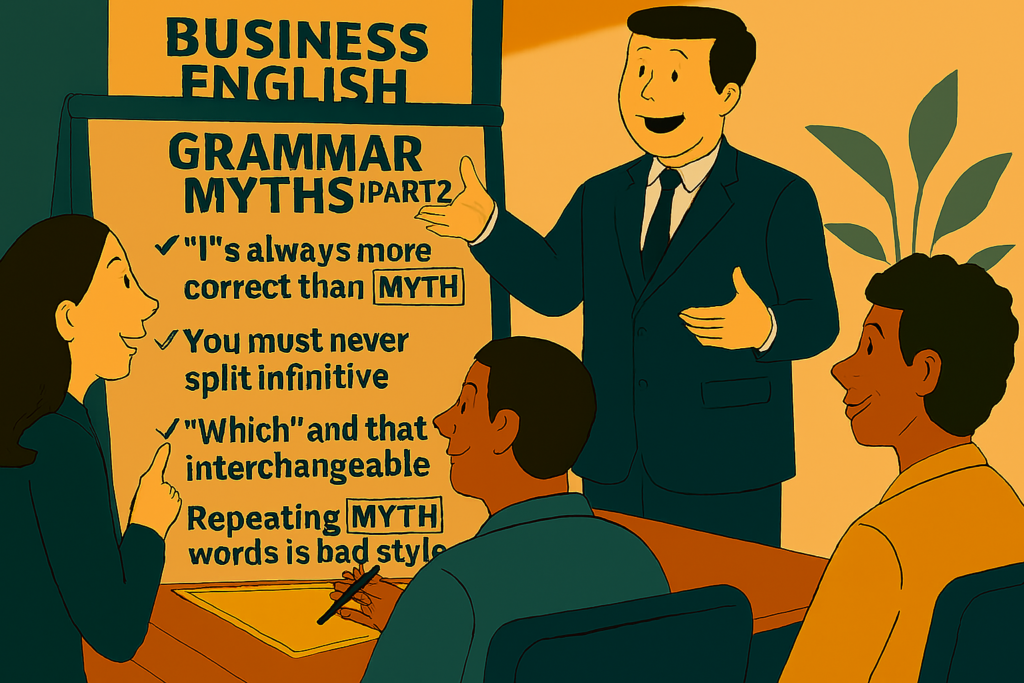 Grammar Myths That Hold Back Your Business English (Part 2)