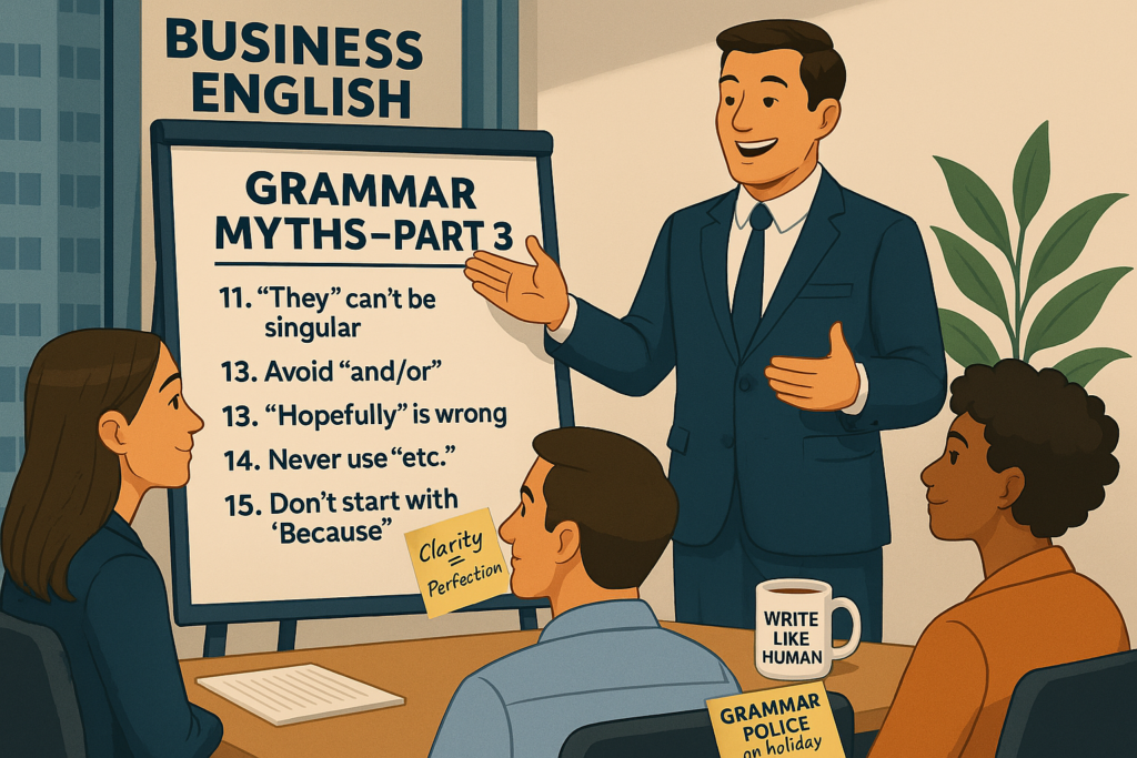 Grammar Myths That Hold Back Your Business English (Part 3)